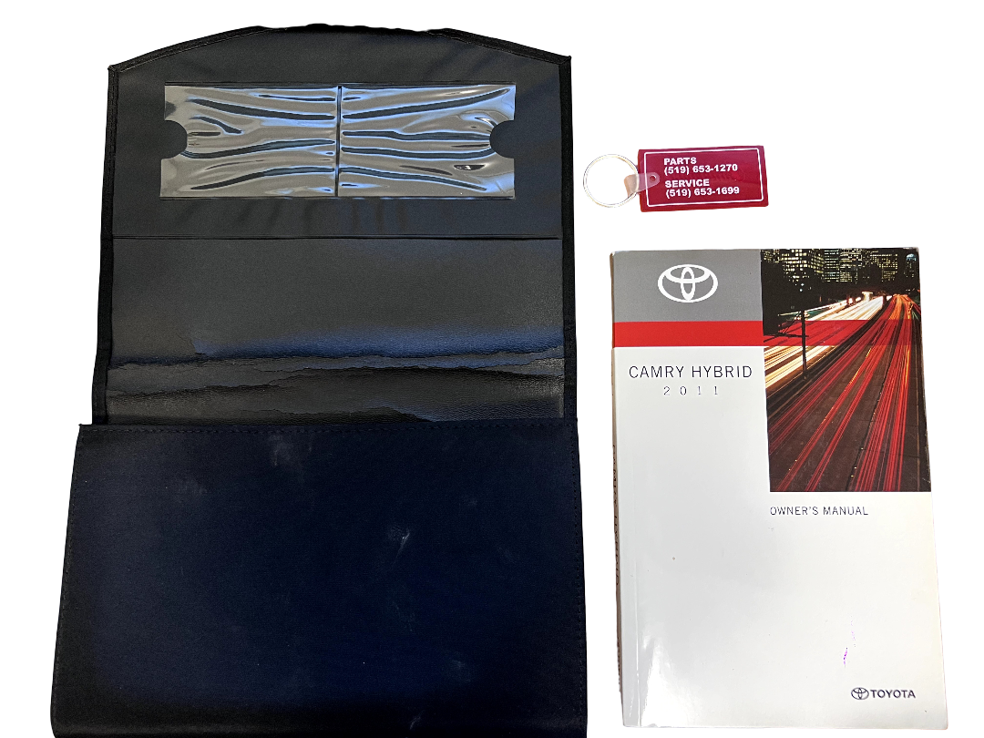 07-11 Toyota Camry Complete Owner's Manual Handbook Set w/ Case & Key Tag OEM