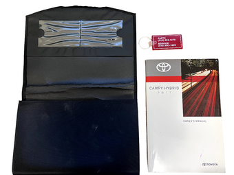 compare product 07-11 Toyota Camry Complete Owner's Manual Handbook Set w/ Case & Key Tag OEM